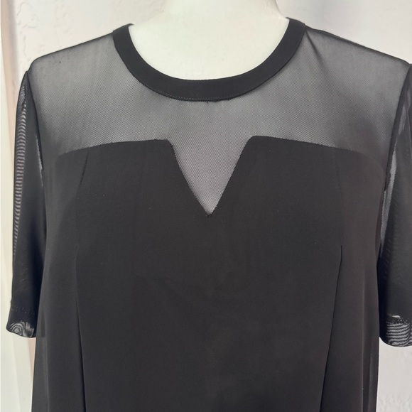 BCBGeneration Mesh Trim Tent Dress. NWT. Sz: Lg, Y2K, NWT - Picture 4 of 13